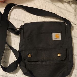 Carhartt Black Messenger Bag Durable and Practical